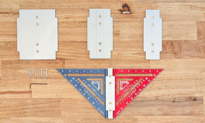 Rapid Rafter Metal PRO Bundle - Dual-Sided Framing Tool with 3", 4", & 6" Base Kit